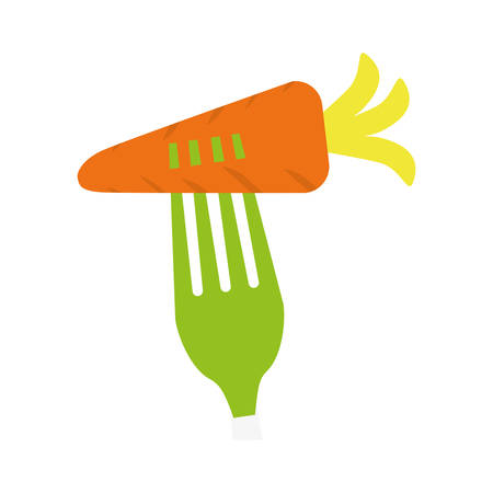 organic food concept represented by fruit illustration, flat and isolated designのイラスト素材