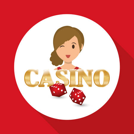 Casino concept with icon design, vector illustration 10 eps graphic.のイラスト素材