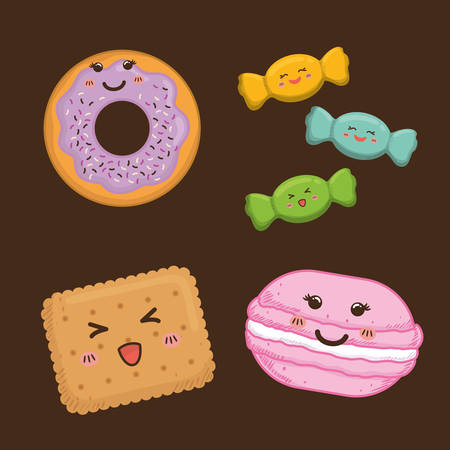 Sweet concept with icon design, vector illustration 10 eps graphic.のイラスト素材