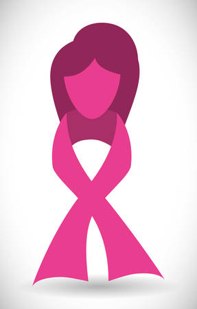 Cancer design over white background, vector illustration.のイラスト素材