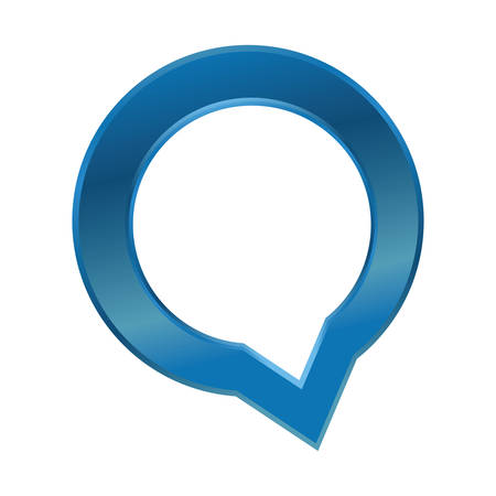 Communication concept represented by bubble icon over flat and isolated backgroundのイラスト素材