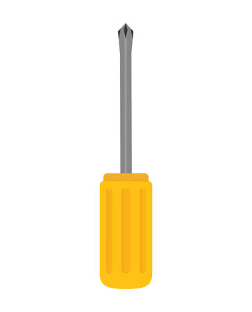 Tool concept represented by screwdriver icon. isolated and flat illustrationのイラスト素材