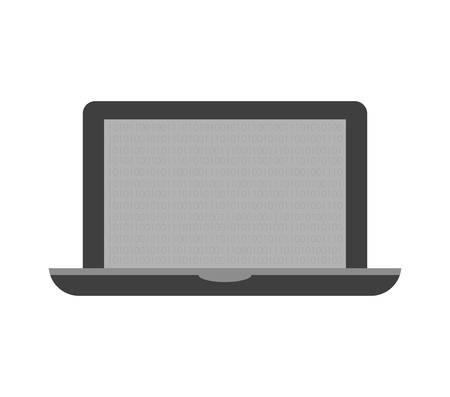 Gadget concept represented by laptop icon. isolated and flat illustrationのイラスト素材
