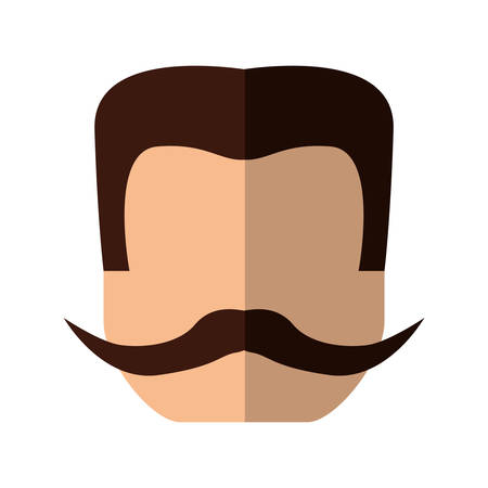 Avatar person concept represented by man icon. isolated and flat illustrationのイラスト素材