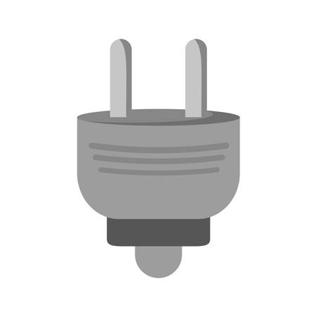 Save Energy concept represented by plug icon. isolated and flat illustrationのイラスト素材