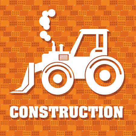 Construction machinary designのイラスト素材
