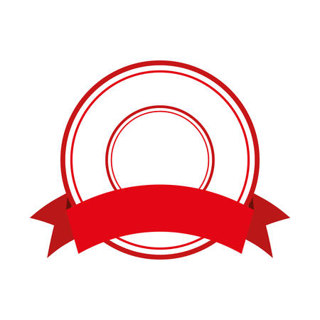 Label  concept represented by seal stamp icon. isolated and flat illustrationのイラスト素材