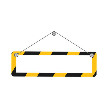 Under construction concept represented by barrier icon. isolated and flat illustrationのイラスト素材