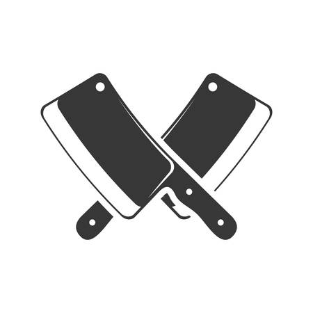 Steak house instrument concept represented by knife icon. isolated and flat illustrationのイラスト素材