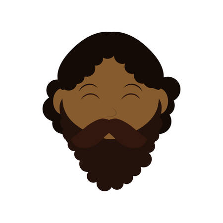 Person concept represented by cartoon man icon. isolated and flat illustrationのイラスト素材