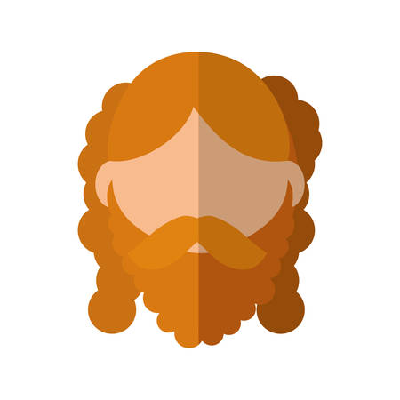 Person concept represented by cartoon man icon. isolated and flat illustrationのイラスト素材