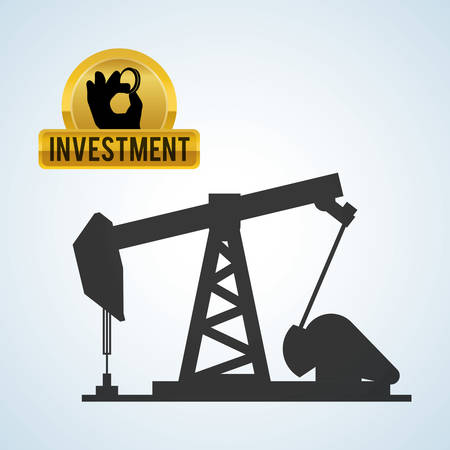 Financial item concept with icon designのイラスト素材