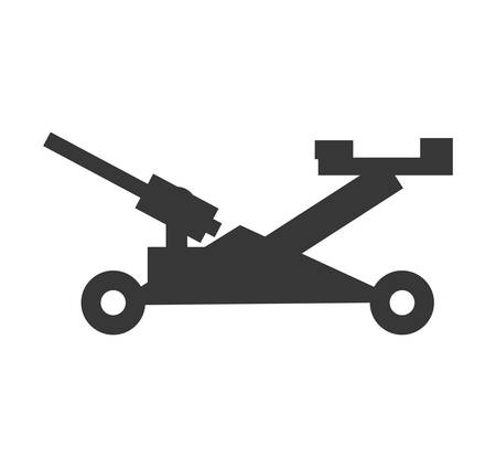 Constuction and repair concept represented by jack tool icon. isolated and flat illustrationのイラスト素材