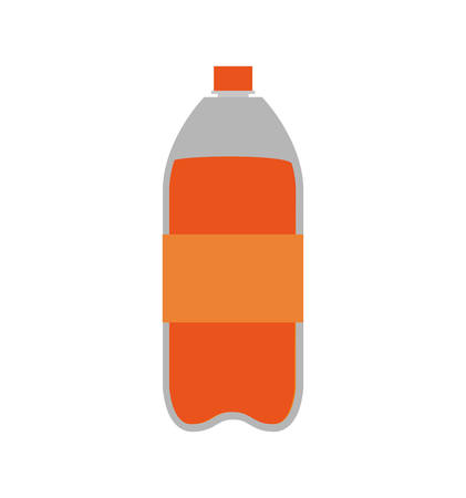 Soda and drink  concept represented by bottle icon. isolated and flat illustrationのイラスト素材