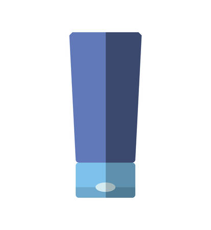 Spa center concept represented by Bottle of cream icon. Isolated and flat illustrationのイラスト素材