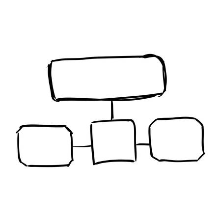 Infographic concept represented by conceptual map icon. Isolated and sketch illustration