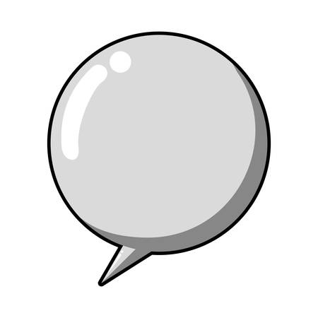 Communication concept represented by bubble icon. Isolated and flat illustrationのイラスト素材