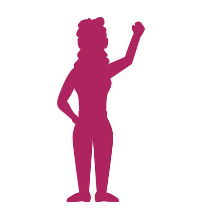 Female avatar concept represented by woman icon. Isolated and flat illustrationのイラスト素材