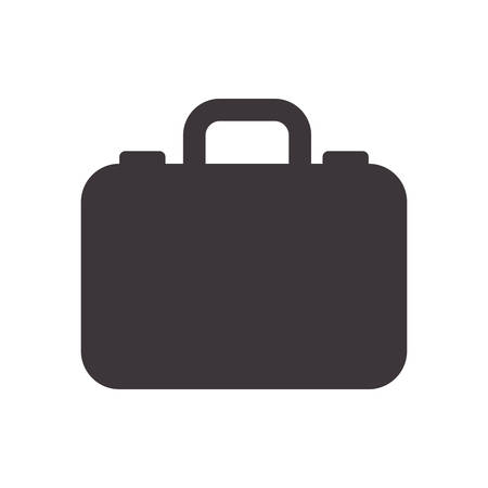 Bag concept represented by suitcase icon. Isolated and flat illustrationのイラスト素材