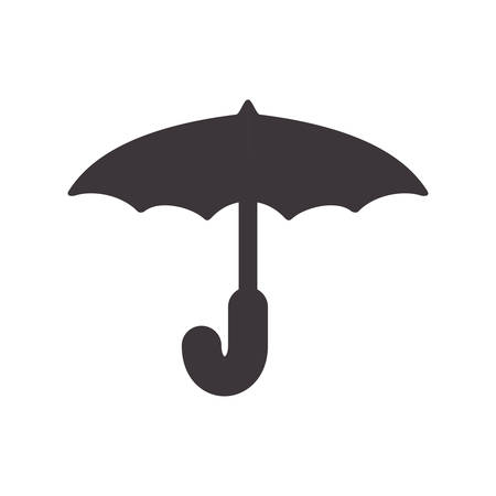 Weather concept represented by umbrella icon. Isolated and flat illustrationのイラスト素材