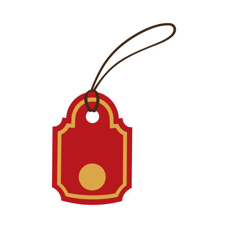 Label and advertising concept represented by tag icon. Isolated and flat illustrationのイラスト素材
