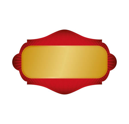 Label and advertising concept represented by frame icon. Isolated and flat illustrationのイラスト素材