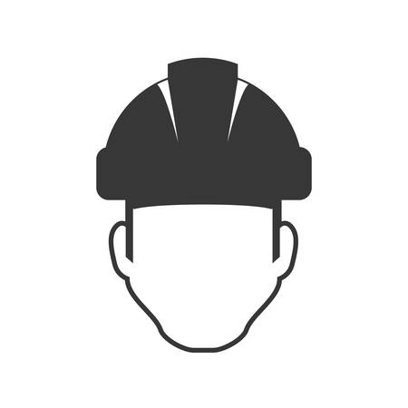 Repair and construction concept represented by constructer icon. Isolated and flat illustrationのイラスト素材
