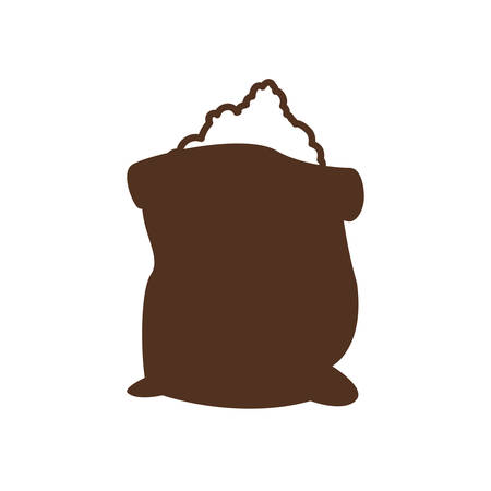 Bakery supply concept represented by flour bag icon. Isolated and flat illustrationのイラスト素材