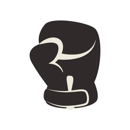 Boxing concept represented by Glove icon. Isolated and flat illustrationのイラスト素材