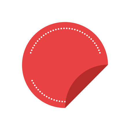 Label concept represented by seal stamp icon. Isolated and flat illustrationのイラスト素材