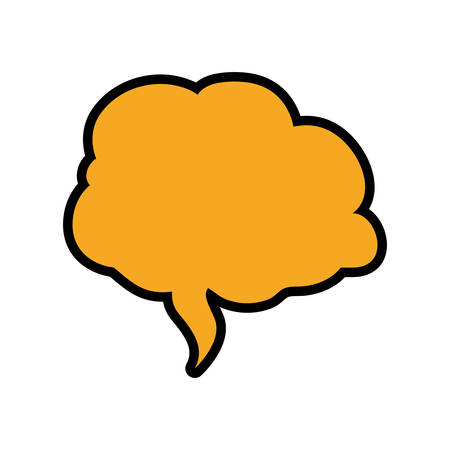 Communication concept represented by bubble icon. Isolated and flat illustrationのイラスト素材