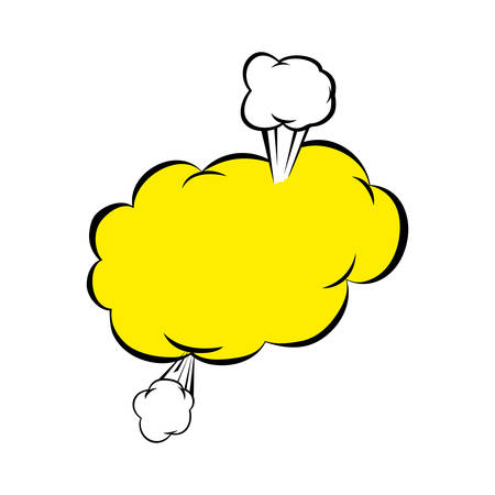 Communication concept represented by bubble icon. Isolated and flat illustrationのイラスト素材