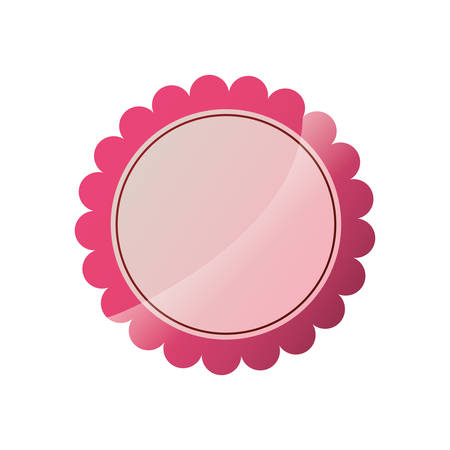 Seal stamp label banner badge. Advertising concept. Isolated and flat illustration. Vector graphicのイラスト素材