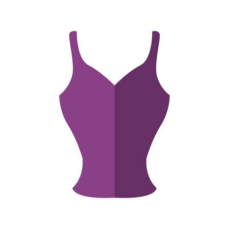 Shirt fashion cloth icon. Shopping commerce concept. Isolated and flat illustration. Vector graphicのイラスト素材