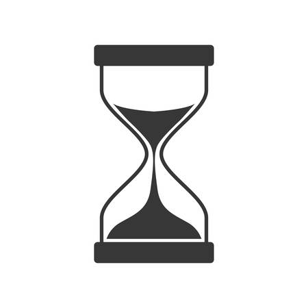 hourglass time antique old measure icon. Isolated and flat illustration. Vector graphic
