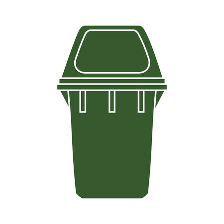 trash recycle organic ecology icon. Isolated and flat illustration. Vector graphicのイラスト素材