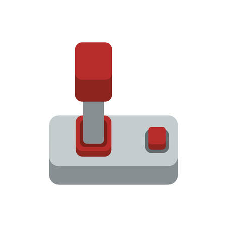 control pixel video game play icon. Isolated and flat illustration. Vector graphicのイラスト素材