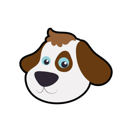 Dog cute animal little icon. Isolated and flat illustration. Vector graphicのイラスト素材