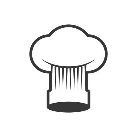 Chefs hat kitchen restaurant icon. Isolated and flat illustration. Vector graphicのイラスト素材