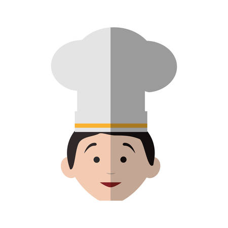 Chefs hat chef man male avatar person icon. Isolated and flat illustration. Vector graphicのイラスト素材