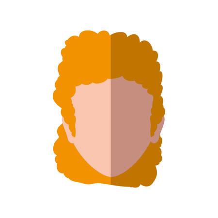 Woman female avatar person people icon. Isolated and flat illustration. Vector graphicのイラスト素材