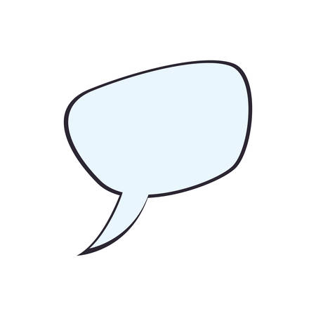 Bubble communication message speak icon. Isolated and flat illustration. Vector graphicのイラスト素材