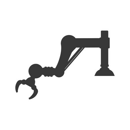 arm robot technology android metal  icon. Isolated and flat illustration. Vector graphicのイラスト素材
