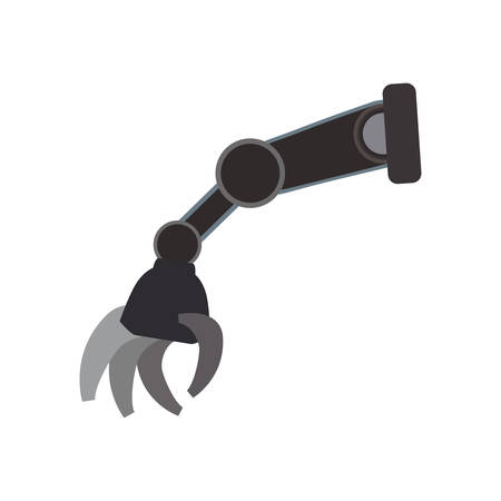 arm robot technology android metal  icon. Isolated and flat illustration. Vector graphicのイラスト素材