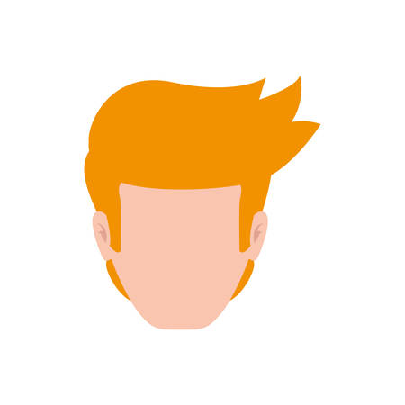 Man male avatar person people icon. Isolated and flat illustration. Vector graphicのイラスト素材