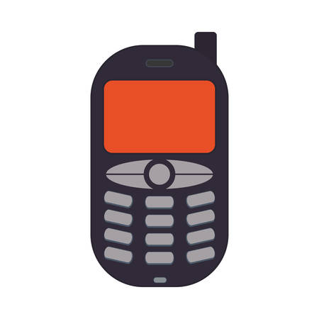 mobile cellphone gadget communication icon. Isolated and flat illustration. Vector graphicのイラスト素材