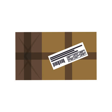box package delivery shipping logistic security icon. Isolated and flat illustration. Vector graphicのイラスト素材