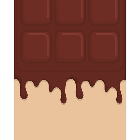 chocolate cute dessert cute sweet food icon. Isolated and flat illustration. Vector graphicのイラスト素材