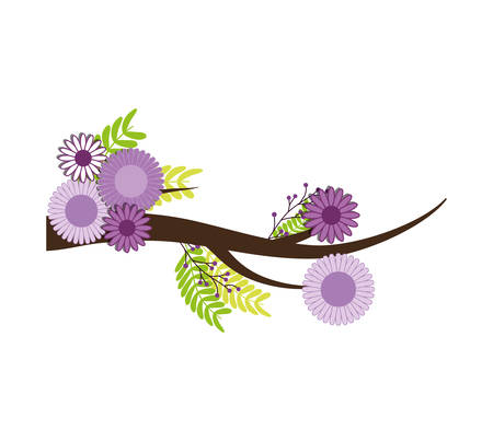 flower leaf nature plant green icon. Isolated and flat illustration. Vector graphicのイラスト素材