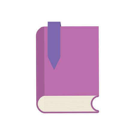 book ribbon reading learning icon. Isolated and flat illustration. Vector graphicのイラスト素材